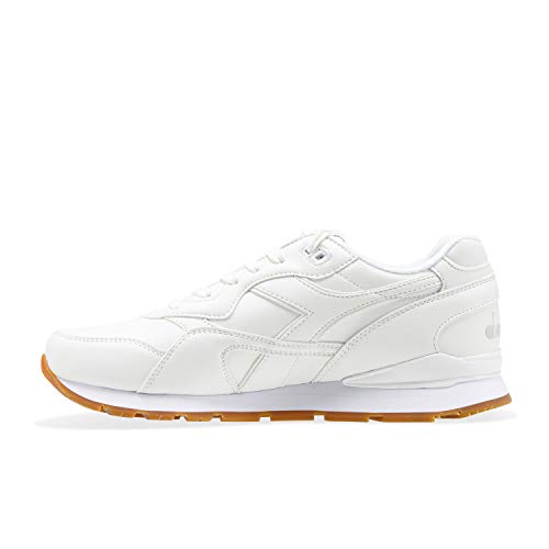 Diadora N.92 L, Unisex-Sneakers – Erwachsener, Weiß/Bianco (C0657), 44,5 EU von Diadora