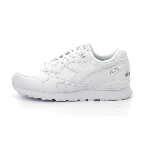 Diadora N.92 L, Unisex-Sneakers – Erwachsener, Weiß/Bianco (C0657), 44,5 EU von Diadora