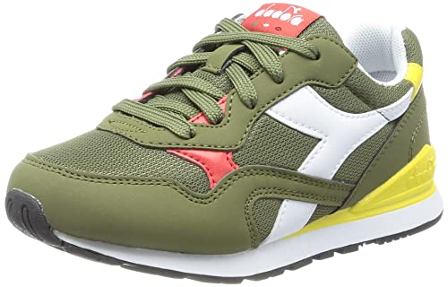 Diadora Nr. 92 Ps Sneaker mit hohem Kragen, Avocado White Vibrant Yellow, 32 EU von Diadora