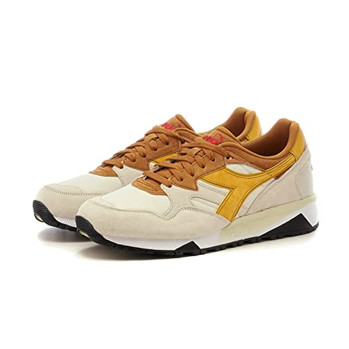 Diadora N9002 Overland Schuhe Sneaker (White/Sudan Brown, Numeric_43) von Diadora