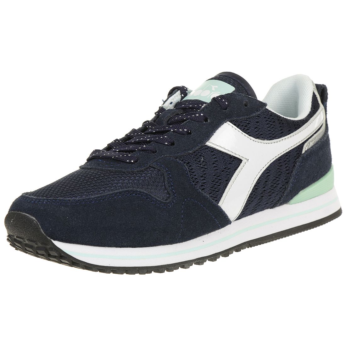 Diadora Olympia WN PLAT Damen Sneaker Turnschuh blau von Diadora