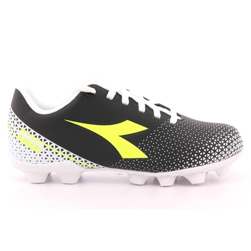 Diadora Pichichi 6 Md Jr Fussballschuh, Black Yellow Fluo Dd White, 31.5 EU von Diadora