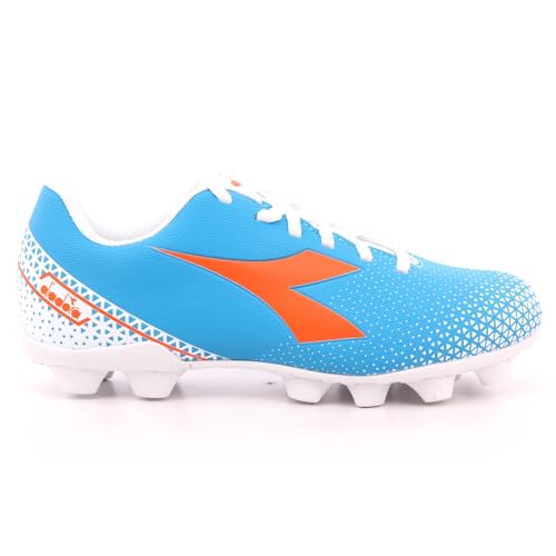 Diadora Pichichi 6 Md Jr Fussballschuh, Blue Fluo White Orange, 28 EU von Diadora