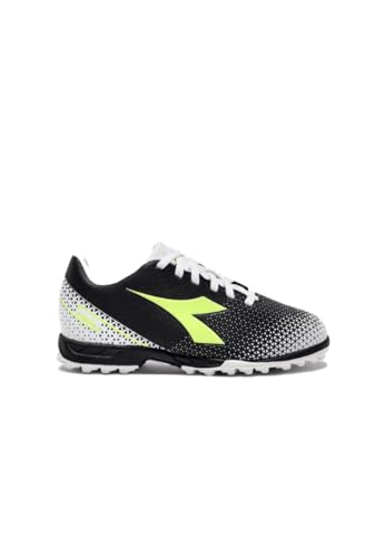 Diadora Pichichi 6 TF Jr Fussballschuh, Black Yellow Fluo Dd White, 29 EU von Diadora