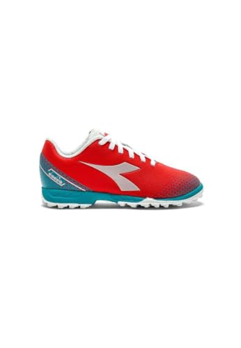 Diadora Pichichi 6 TF Jr Fussballschuh, Blue Fluo White Orange, 35.5 EU von Diadora