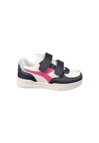 Diadora Raptor Low PS Gymnastikschuh, Peacoat/Fuchsia Purple/PSTL TU, 30 EU von Diadora