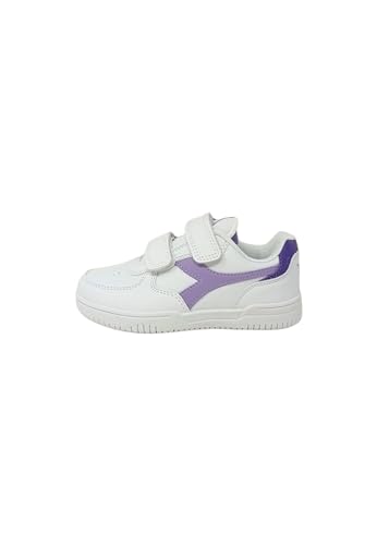 Diadora Raptor Low Ps Gymnastikschuh, Wht Purple Rose Passion Flower, 34 EU von Diadora