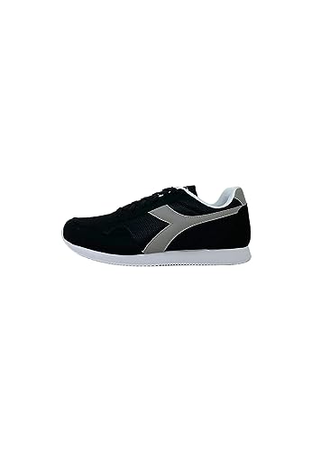 Diadora Simple Run Herren-Sneaker, C2100 Black Paloma Grey, 44.5 EU von Diadora