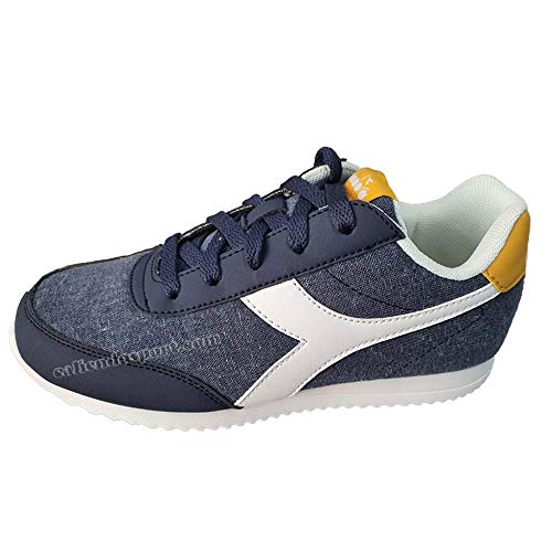 Diadora Sneakers Lifestyle Footwear Youth Unisex 101.175773 - Jog Light GS, Schwarz - C9237 Black Iris Golden Apricot - Größe: 35.5 EU von Diadora