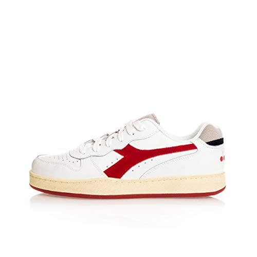 Diadora - Sneakers Mi Basket niedrig, für Damen und Herren, Weiß, 42.5 EU von Diadora