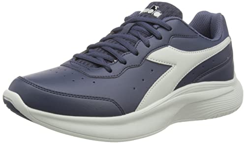 Diadora Herren Eagle 5 SL Gymnastikschuh, Blau/Silber, 40.5 EU von Diadora