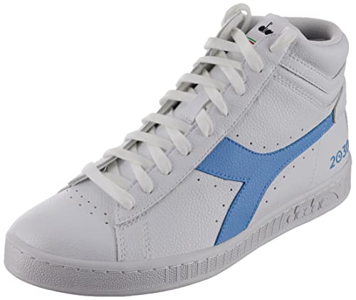 Diadora Unisex Game L High 2030 Gymnastikschuh, Weiß Sky Grau, 36.5 EU von Diadora