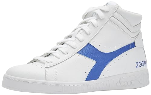 Diadora Unisex Game L High 2030 Gymnastikschuh, White Imperial Blue, 36 EU von Diadora