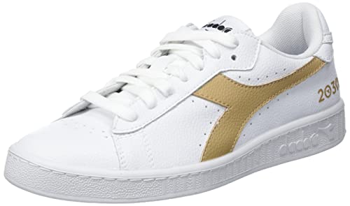 Diadora Unisex Game L Low 2030 Gymnastikschuh, White Iced Coffee, 36.5 EU von Diadora