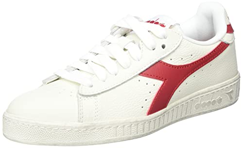 Diadora Unisex Game L Low Waxed Gymnastikschuh, Weiß/Rot, 37 EU von Diadora