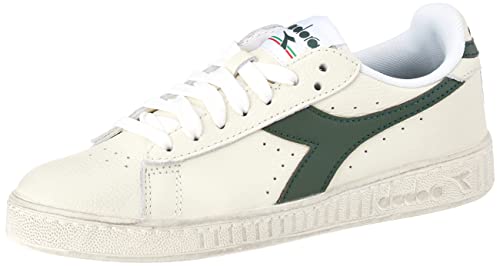 Diadora Unisex Game L Low Waxed Gymnastikschuh, Weiß/Grün, 38 EU von Diadora