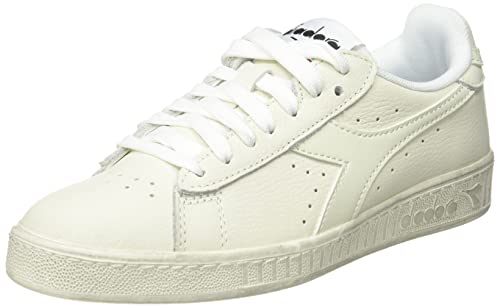 Diadora Unisex Game L Low Waxed Gymnastikschuh, Weiß/Weiß/Weiß, 42.5 EU von Diadora