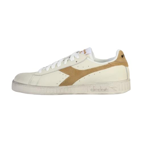 Diadora Unisex Game L Low Waxed Suede Pop Gymnastikschuh, Weiß Milch, 40 EU von Diadora