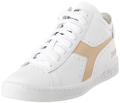 Diadora Unisex Game Row Cut 2030 Gymnastikschuh, White Wood Ash, 36.5 EU von Diadora