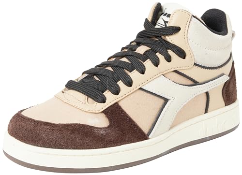 Diadora Unisex Magic Basket Demi Treated Gymnastikschuh, Persimmon Beige Brown Java, 36 EU von Diadora