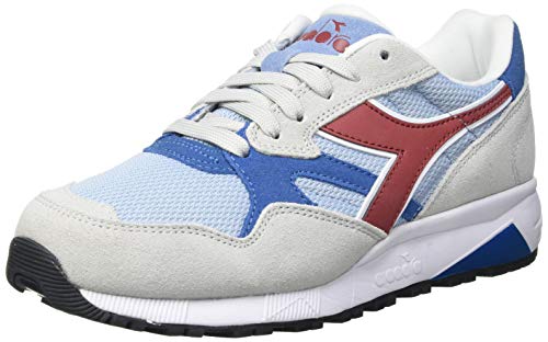 Diadora Unisex N902 S Leichtathletik-Schuh, Grau/Rot/Blau, 43 EU von Diadora