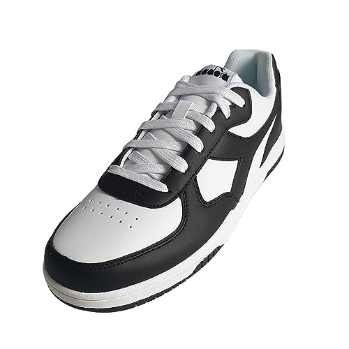 Diadora Unisex Raptor Low Gymnastikschuh, White Black Black, 42 EU von Diadora