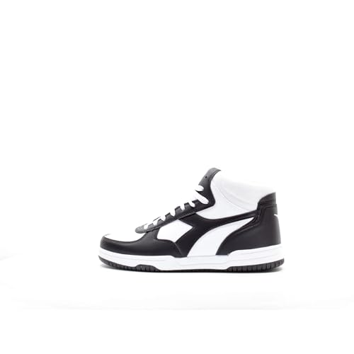 Diadora Unisex Raptor Mid Gymnastikschuh, White Black Black, 43 EU von Diadora