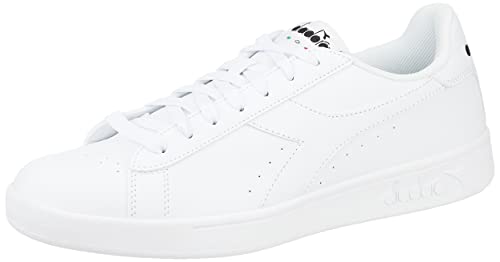 Diadora Unisex TORNEO Gymnastikschuh, Weiß/Weiß/Schwarz, 36.5 EU von Diadora