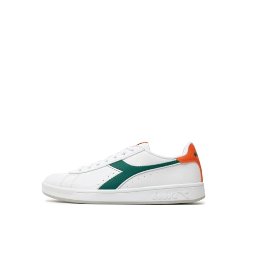 Diadora Unisex Turnier Gymnastikschuh, Weiß Persimmon Orange, 36 EU von Diadora