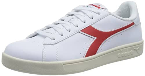 Diadora Unisex Turnier Gymnastikschuh, Wht High Risk Red Whisper Wht, 36 EU von Diadora