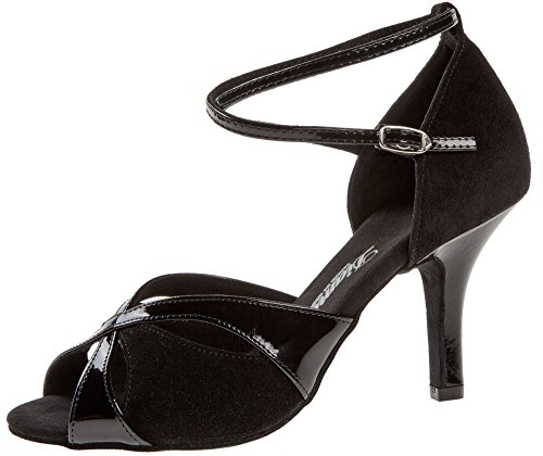 Diamant - Latein Tanzschuhe Damen 141-058-020 Schwarz 36 2/3 EU (UK 4) von Diamant TANZSCHUHMANUFAKTUR