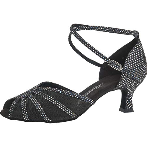 Diamant TANZSCHUHMANUFAKTUR Damen 020-077-183 Tanzschuh, Schwarz Multicolor, 40 2/3 EU von Diamant