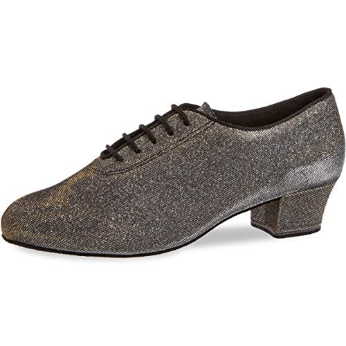 Diamant TANZSCHUHMANUFAKTUR Damen 093-034-509-A Tanzschuh, Schwarz Silber, 35 1/3 EU von Diamant