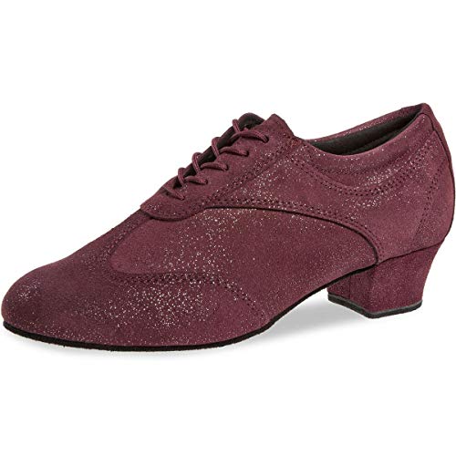 Diamant TANZSCHUHMANUFAKTUR Damen 183-034-567-A Tanzschuh, Bordeaux Glitter, 36 2/3 EU von Diamant