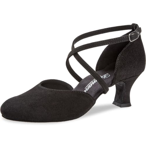 Diamant Damen 048-113-001 Tanzschuhe, Schwarz, 39.5 EU Weit von Diamant