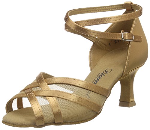 Diamant Latein 035-077-087 Damen Tanzschuhe - Standard & Latein, Braun (Bronze), 34 von Diamant