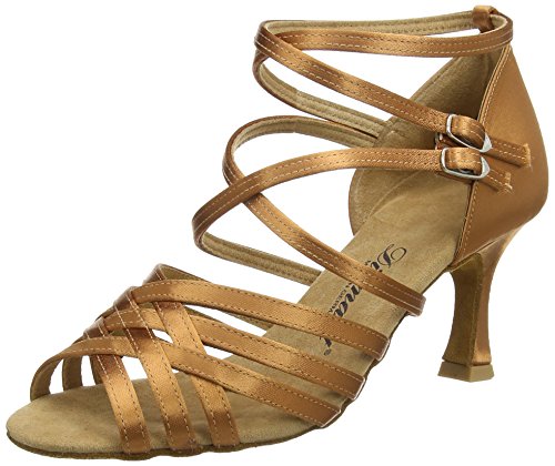 Diamant Damen Latein Tanzschuhe 108-087-379 Standard & Latein, Braun (Dark Tan), 40 2/3 von Diamant