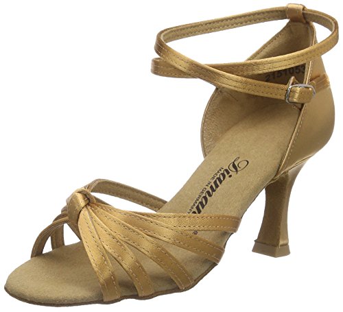 Diamant Damen Latein Tanzschuhe 109-087-087, Damen Tanzschuhe - Standard & Latein, Braun (Bronze), 34 2/3 EU (2.5 Damen UK) von Diamant