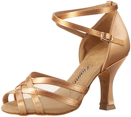 Diamant Damen Tanzschuhe 035-108-087 Standard & Latein, Beige (Bronze), 33 2/3 EU (1.5 UK) von Diamant