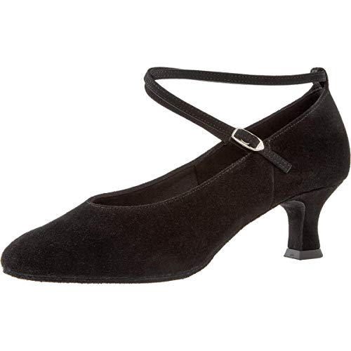 Diamant Damen Tanzschuhe 075-068-001 Standard & Latein, Schwarz (Schwarz), 34 2/3 EU (2.5 UK) von Diamant