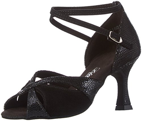 Diamant Damen Tanzschuhe 141-087-084 Standard & Latein, Schwarz (Schwarz), 44 EU (9,5 UK) von Diamant