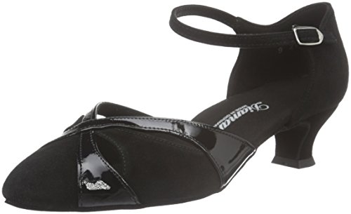 Diamant Damen Tanzschuhe 142-014-008 Standard & Latein, Schwarz (Schwarz), 34 EU (2 UK) von Diamant