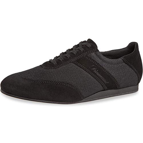 Diamant Herren Tanz Sneakers 192-425-577-V - Veloursleder/Mesh Schwarz - 1,5 cm Keilabsatz - VarioSpin Sohle - Größe: UK 12 von Diamant