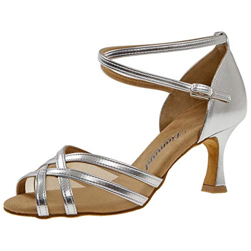 Diamant Latein 035-087-013 Damen Tanzschuhe - Standard & Latein, Silber (Silber), 35 1/3 EU (3 UK) von Diamant