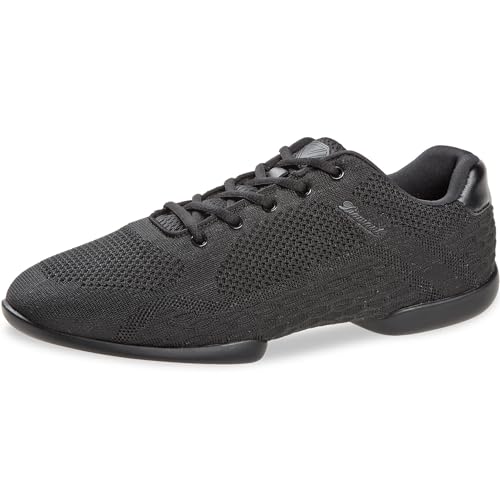 Diamant Unisex Split-Sole Dance Sneakers Tune Black - hochwertiges Mesh-Material - Geteilte Sohle mit Spin-Points (Schwarz, EU Schuhgrößensystem, Erwachsene, Herren, Numerisch, M, 45) von Diamant