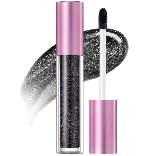 Holographic Lip Gloss - Holographic Pink Pulsar Glitter Lip Gloss,Long Lasting Waterproof,for a Sparkly Finish for Women Girls (#1) von Diameleo