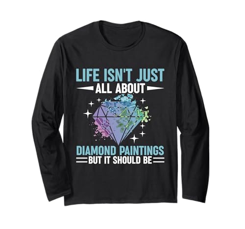 Damen Diamantmalerei Kunst Diamant Kunst Kleidung Langarmshirt Damen Diamantmalerei Kunst Diamant Kunst Kleidung Langarmshirt von Diamond Painting Gift for Diamond Art