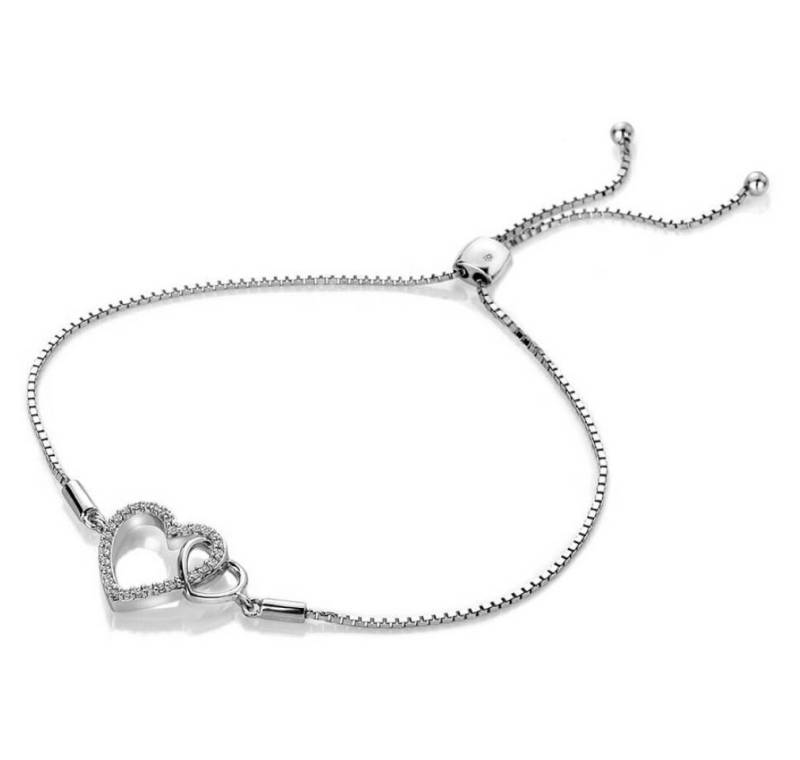 Diamond Armband Silver bracelet with genuine diamond Flora DL589 von Diamond