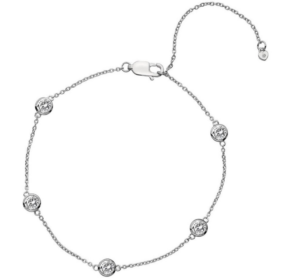 Diamond Armband Silver bracelet with topaz and genuine diamond Willow DL580 von Diamond