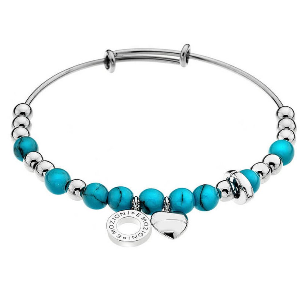 Diamond Armband Stainless steel bracelet Emozioni Faux turquiose DC132 von Diamond